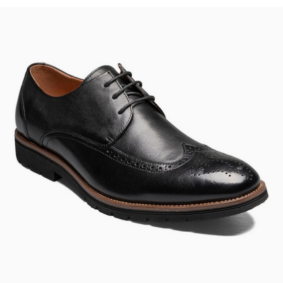 Stacy Adams Other - STACY ADAMS Ethan Wingtip Oxford Black Shoes Mens Size 10.5